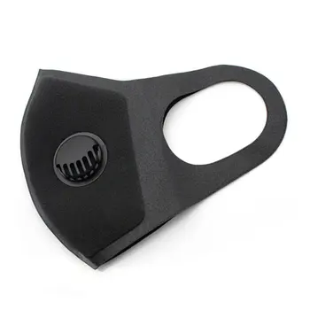 

portable Mouth Mask Anti Dust with Filter Windproof Face Masks Care Adult Mask with breathing valve