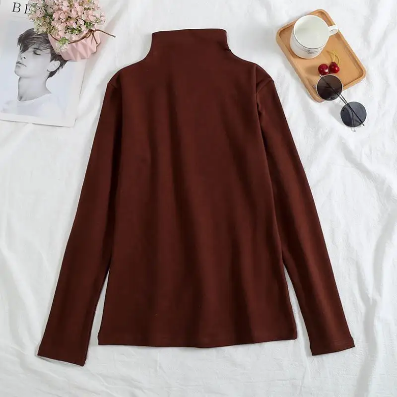 Plus Size Women's knitting turtleneck sweaters With Long Sleeves Keep warm shirt Autumn winter female pullover sweater | Женская