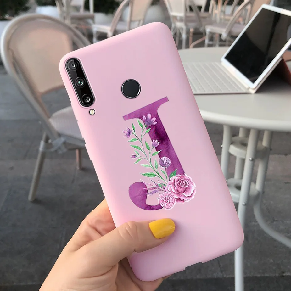 Cute Letters Case For Huawei Y5p Y6p Y7p 2020 Case Soft Slim Shell Silicone Back Cover For Huawei Y7p Y6p Y5p Phone Cases Bumper mobile phone cases with card holder