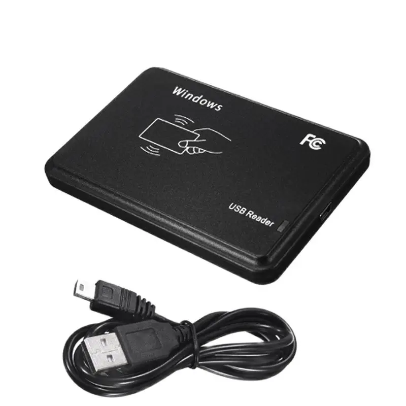 

KINJOIN USB Port EM4001 125khz RFID ID Contactless Sensitivity Smart Card Reader Support Window System Linux