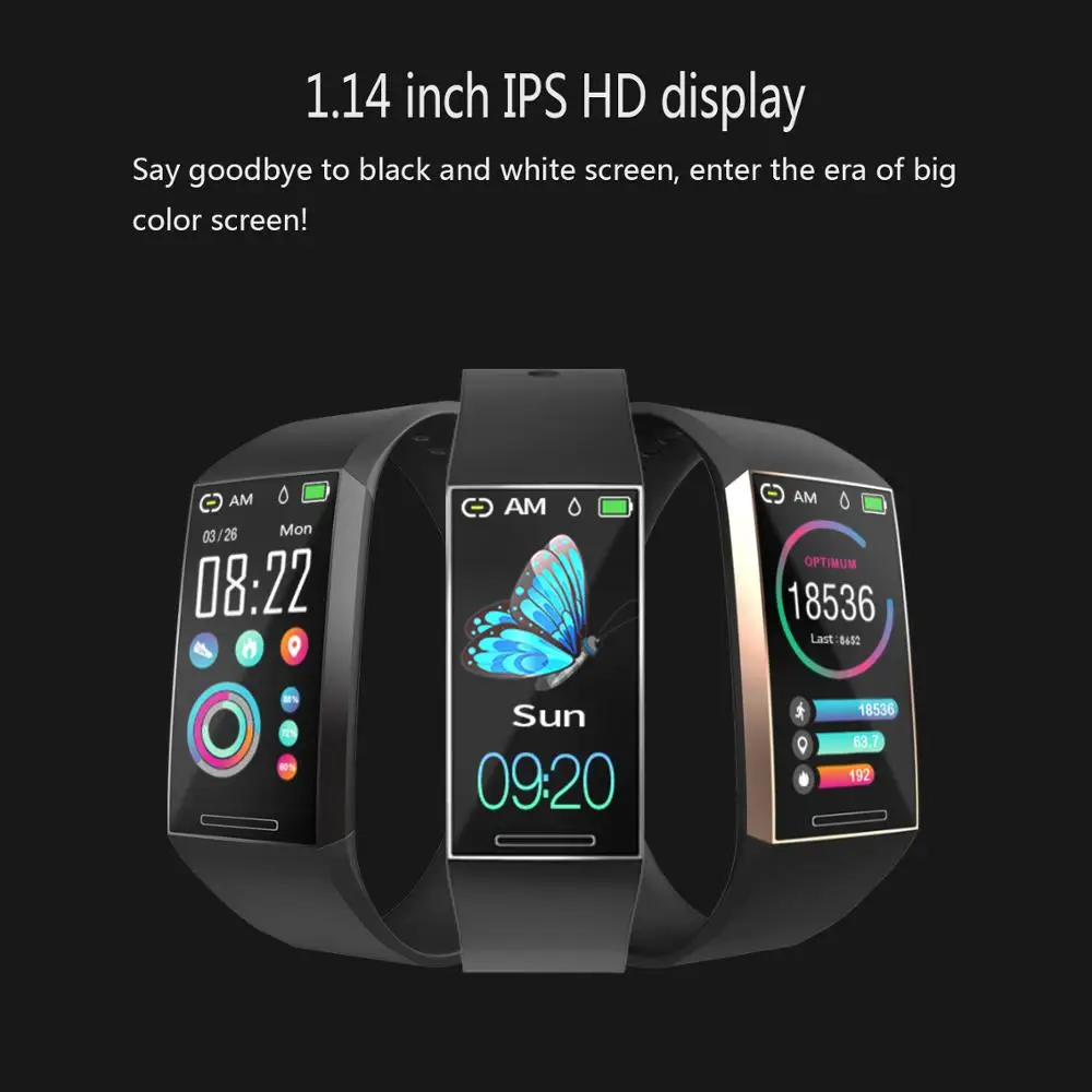 

ONEMIX Sport Smart bracelet pedometer watch Blood Pressure Heart Rate Fitness Step Counter Walking Running Waterproof pedometers