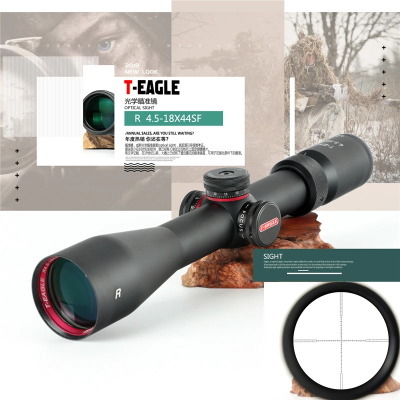 T-EAGLE 4.5X18X44 Доставка SF Сезон осень-зима охотничий прицел тактический оптический