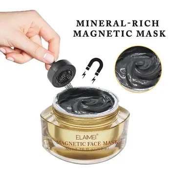 

Mineral-Rich Magnetic Pore Cleansing Face Mask Removes Skin Impurities Firming Moisturizing Blackhead Removal Face Mask Unisex