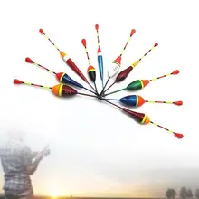 

10pcs/lot Fishing Floats Set Buoy Bobber Fishing Light Stick Floats Fluctuate Mix Size Color Float Buoy For Fishing Accesso Z8z6