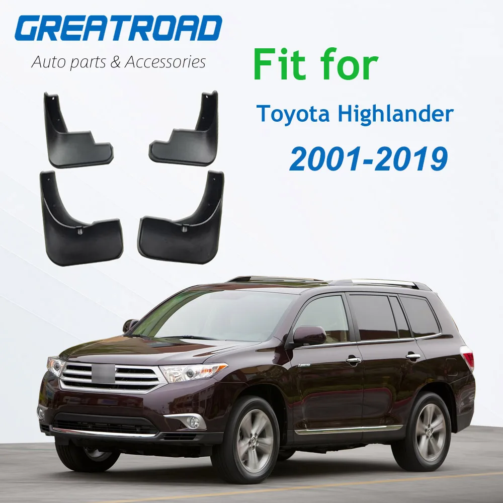 Car Mud Flaps For Toyota Highlander Kluger 2001 2019 Mudflaps Splash 
