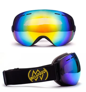 

Winter Adult Ski Goggles Big View Double Lens UV400 Anti-fog Windproof Dustproof Snow Skiing Equipment Glasses Snow Goggles
