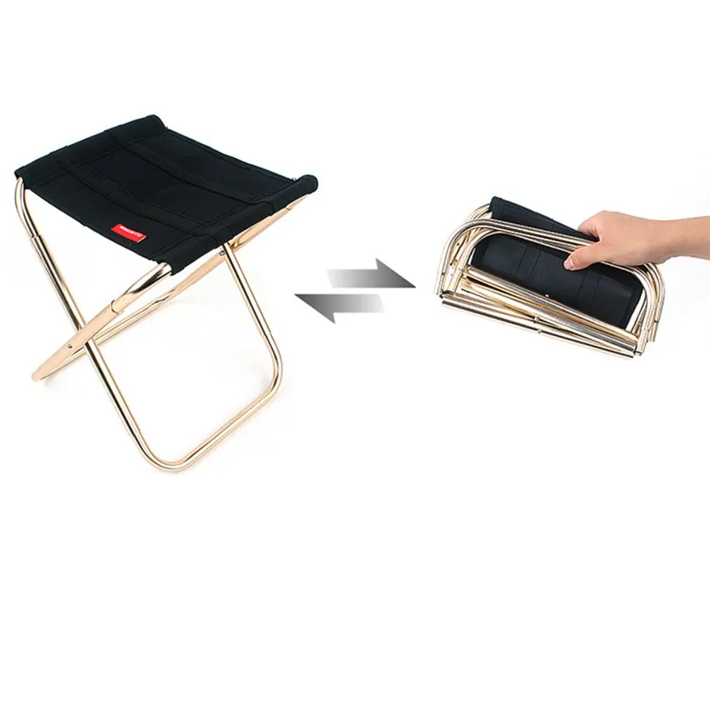 

Outdoor Folding Chair Simple Folding Mini Stool Portable Camping Fishing Train Stool Camping Chair Durable