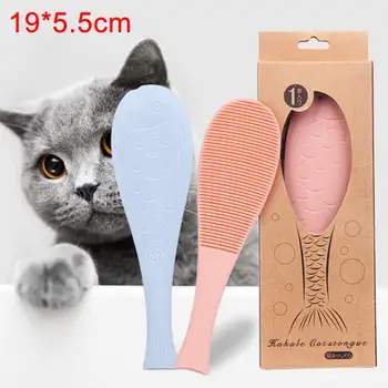 

Pet Kitten Portable Simulation Cats Tongue Massage Comb Brush Grooming Tool Cat Brush Massage Pet grooming supplies