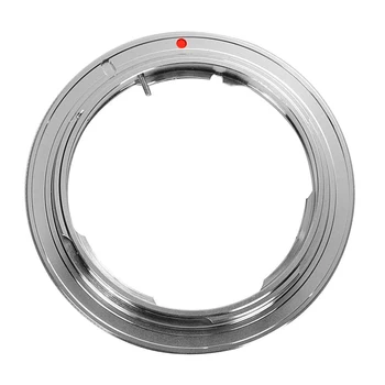 

Metal Durable Accessories Ring Easy Install Silver Gray Manual Practical Mount Lens Adapter For Olympus OM To For Canon