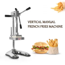 GZZT вертикальный резак для картофеля, ручная французская нарезка для картофеля фри, машина с 3 лезвиями, машина для резки овощей и фруктов, кухонный инструмент