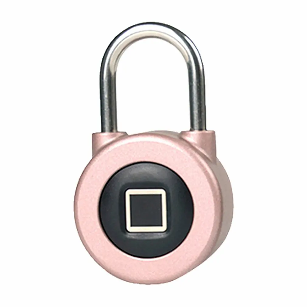 

Portable Bluetooth Smart Keyless Fingerprint Lock Waterproof APP / Fingerprint Unlock Anti-Theft Security Padlock Door