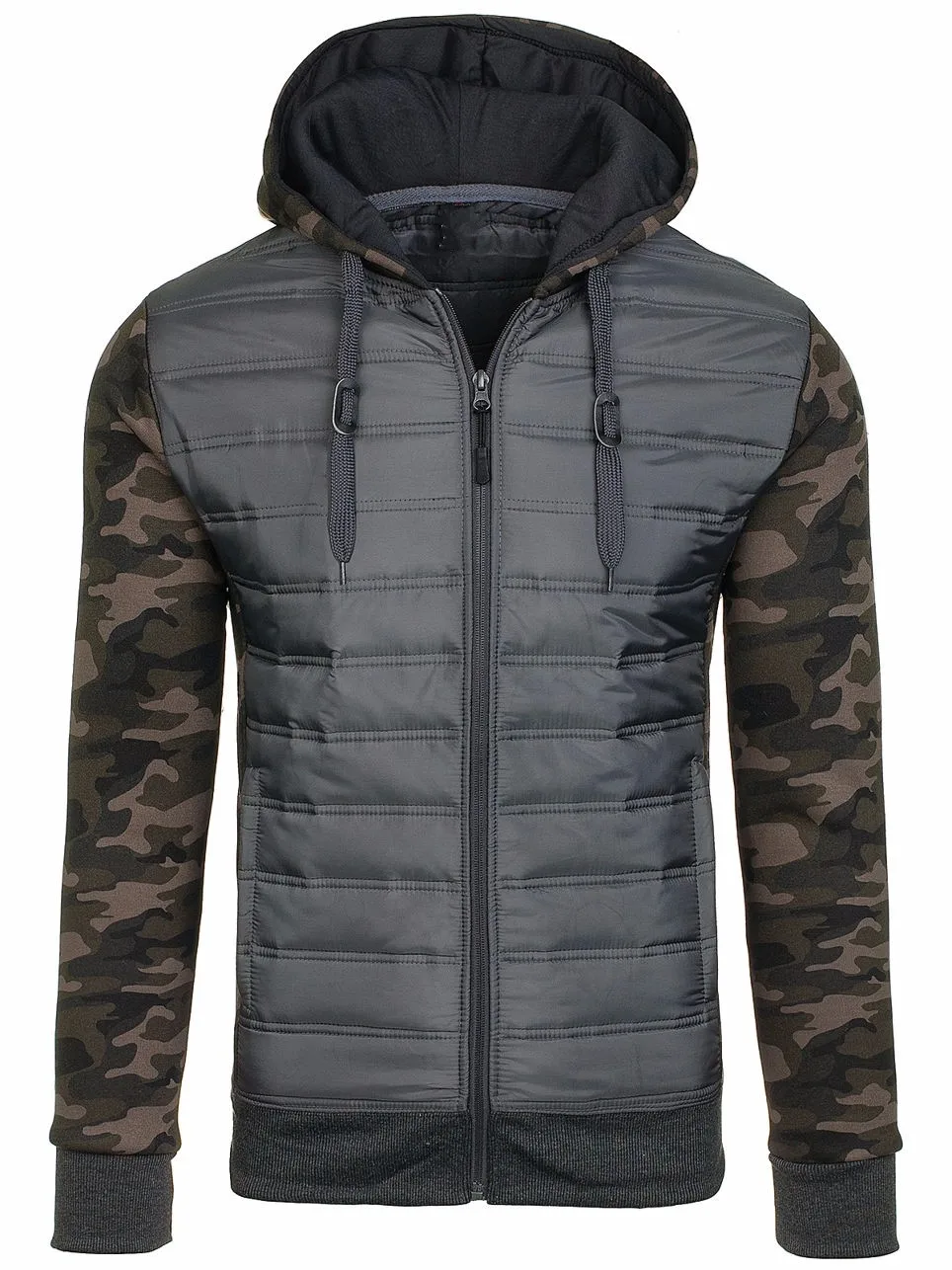 ZOGAA, зимняя камуфляжная куртка, мужские повседневные толстовки, теплое пальто с капюшоном, Мужская армейская Лоскутная куртка-бомбер, Мужская одежда, верхняя одежда