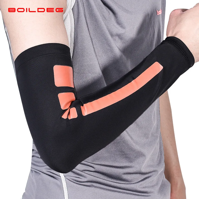 

Boildeg/Boiling Sports Riding Arm Guard Anti-slip Breathable Lengthen Elbow Pad Basketball Arm Guard Sun-resistant Cuff