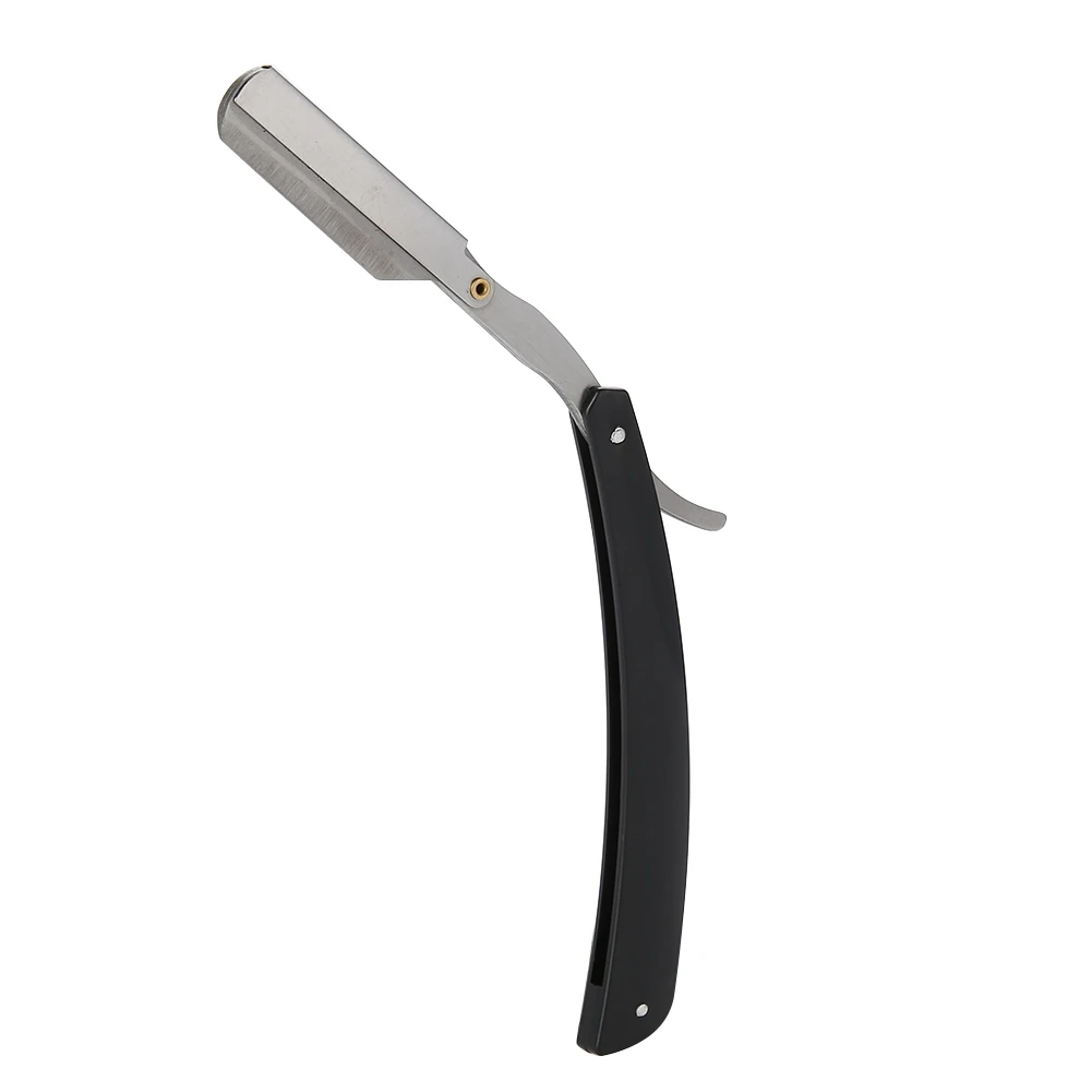 Горячая углеродистая сталь Парикмахерская Бритва для бровей держатель ножа Складной инструмент для бритья