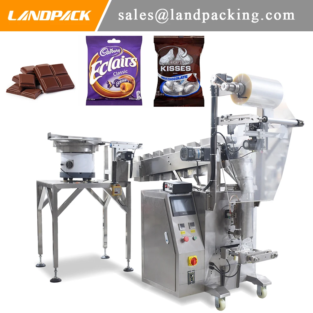 

Chocolate Filling And Packaging Machine With Vibration Counting Device Chocolate Packaging Machine Quality Manufacturers