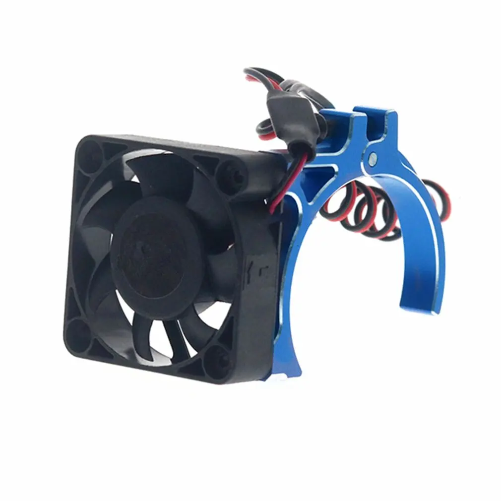 RC Car Motor Heatsink Cooling Fan with Thermal Sensor CNC Aluminum Alloy T0R4