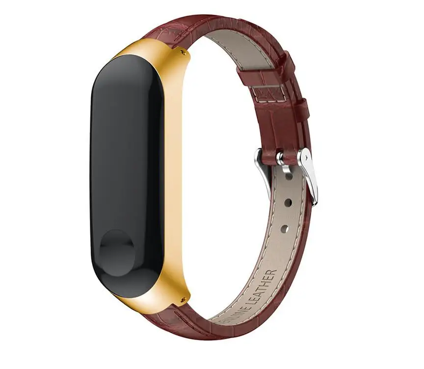 30 шт. для Xiaomi mi band 3/4 наручные часы на кожаном ремешке сменный ремешок для mi band 4 наручные часы ремешки умные аксессуары