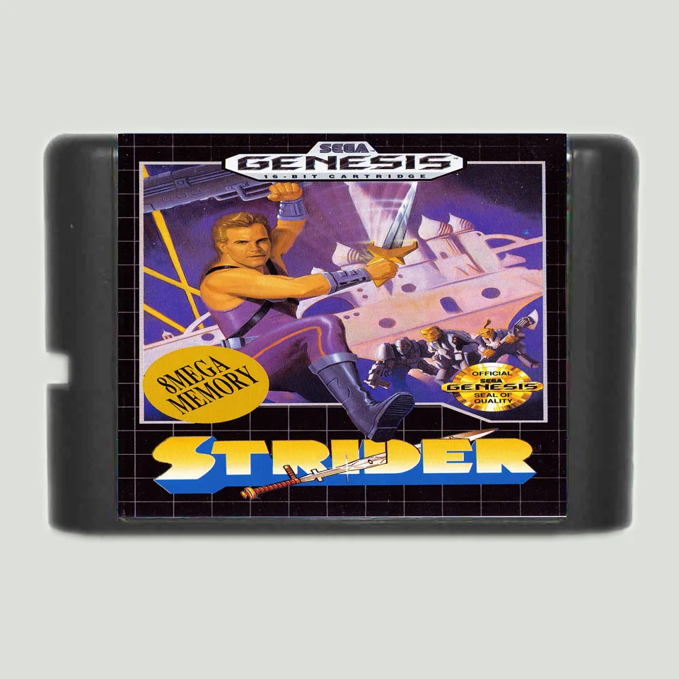 16-битная игровая карта Strider Hiryu MD для Sega Mega Drive Genesis | Электроника