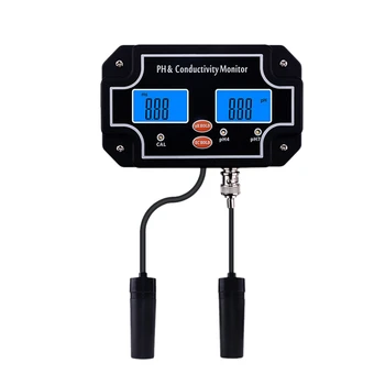 

PH-2681 PH/EC Conductivity Monitor Meter Digital Water Quality Monitoring Tester For Fish Tank Aquarium US Plug