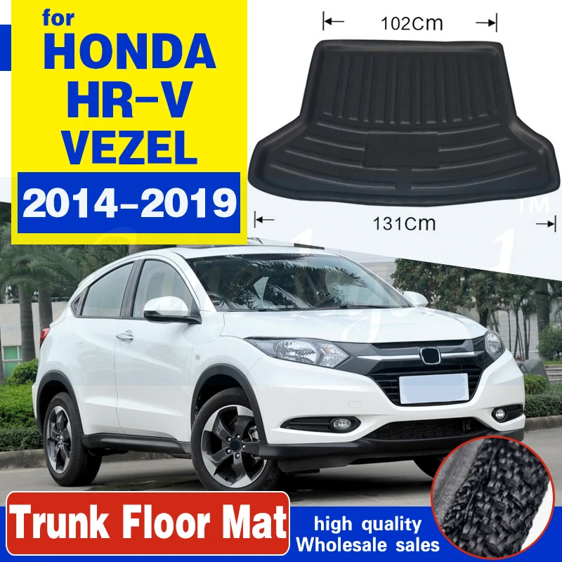 

Для Honda HR-V VEZEL вариабельности сердечного ритма 2014 - 2016 2017 2018 2019 коврик для багажника Задняя Крышка багажника грузовой пол лоток протектор ковер автомобильные аксессуары