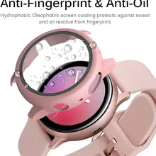 Case Bumper Screen-Protector Watch-Active2 44mm Samsung All-Around-Cover Glass 40mm 