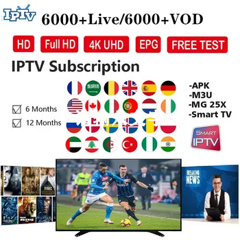

7000 Channels World Global IPTV Europe USA UK Germany Italy Nordic Latin Month subscription For M3U Enigma2 IOS Android Smart TV