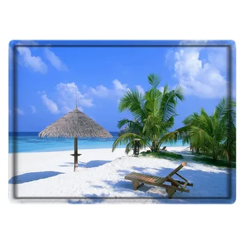 

Household bathroom mats fresh sea view absorbent non-slip floor mats bedroom living room children room cold-proof carpet rug