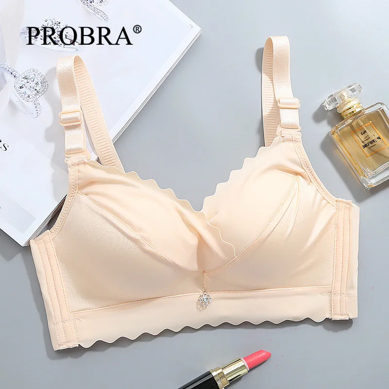 

High Quality Soft Cotton Maternity Bras for Nursing Bra - Pendant Decoration Breastfeeding Bra Sleep Pregnancy Clothes Feeding L
