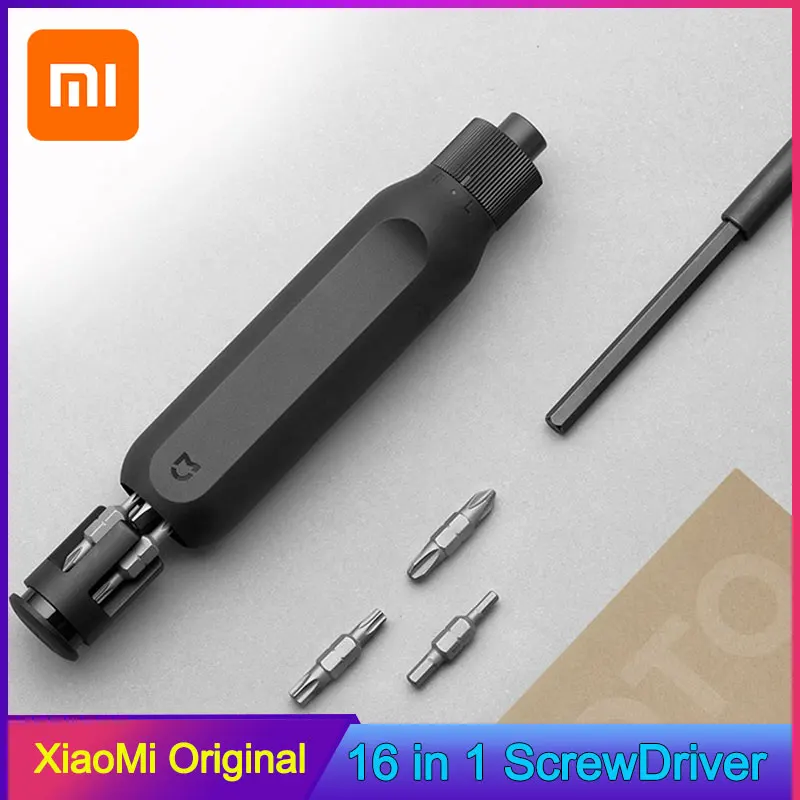 Отвертка Xiaomi Mijia 8/16 в 1 отвертка с трещоткой велосипедные картриджи для ремонта