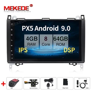 

MEKEDE DSP Car Multimedia Player GPS Android 9.0 DVD Automotivo For Mercedes/Benz/Sprinter/Viano/Vito/B-class/B200/B180 Radio
