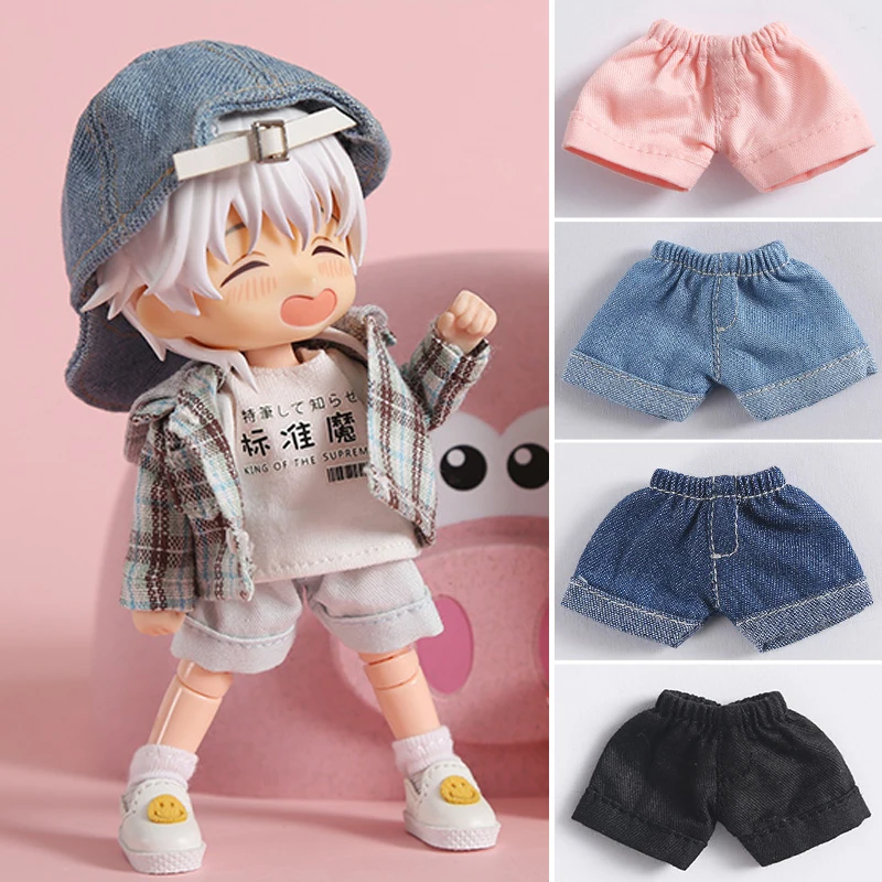 ob11 bjd Clothes Jeans Shorts T-shirt for 1/12 bjd Dolls Molly obitsu11 GSC Yoshino