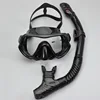 Professional Scuba Diving Mask Silicone Mask Snorkel Anti-Fog Diving Mask Snorkel Full Dry Tube Underwater Swim Equipment