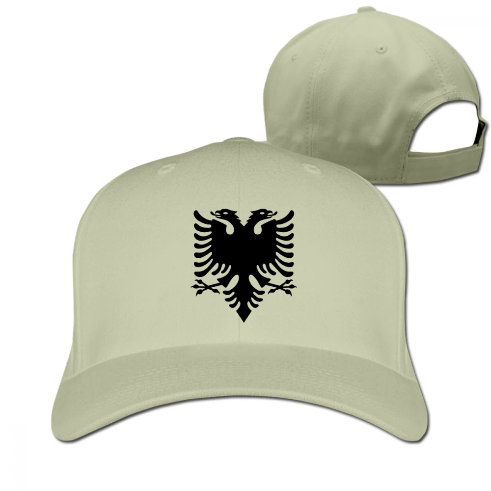 ALBANIA, черный орел, серый, унисекс, мужская, женская, кепка, регулируемая, для гольфа, для папы, шляпа - Цвет: Хаки