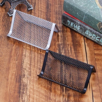 

Metal Mesh Business Card Holder For Desk Office Business Card Holder Collection XXUC