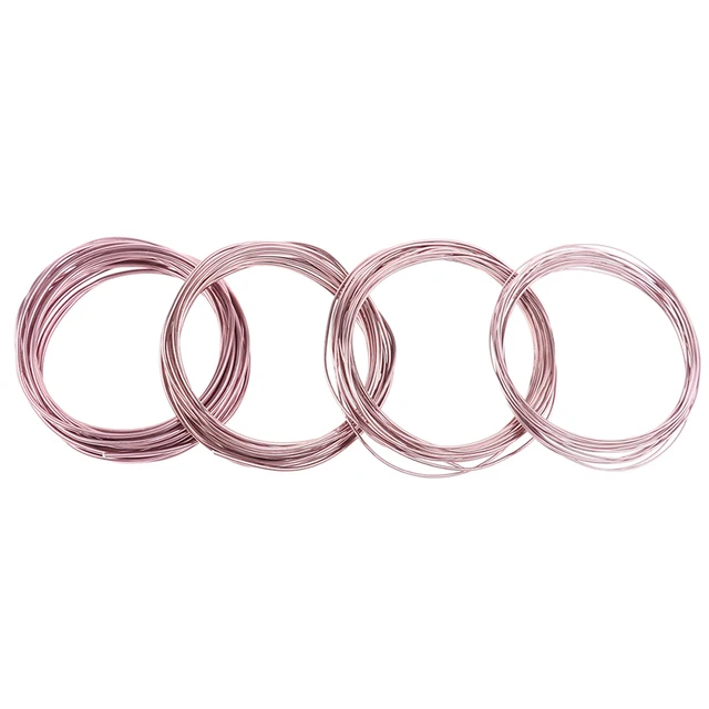 Bonsai Huzalok Eloxált Alumínium Edzőhuzal Összesen 16,5 Láb (Barna) Szerszámok Fém Huzal - Image 4