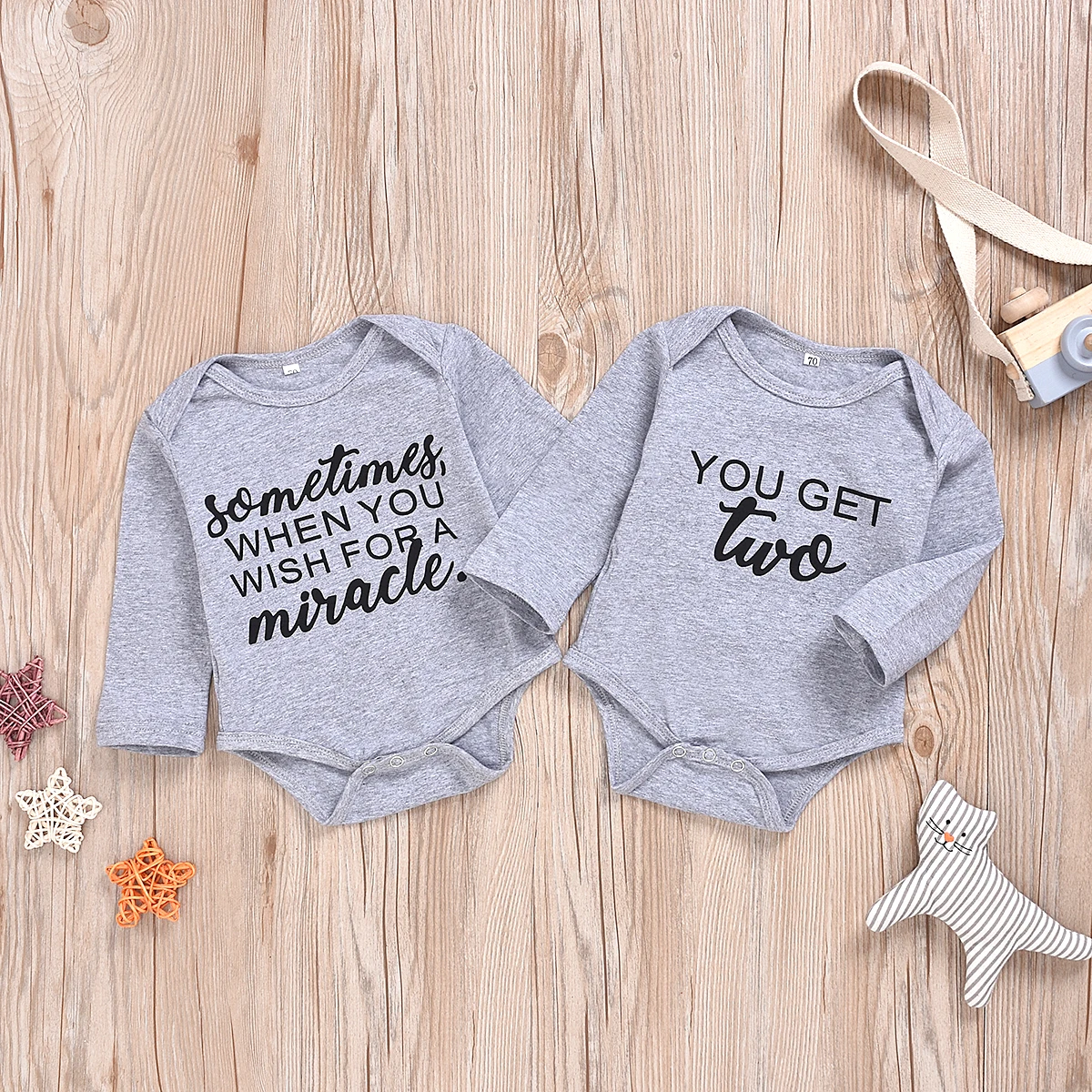 Emmababy, 2 предмета, Детский комбинезон для младенцев мальчиков девочек, хлопковый комбинезон, топы, одежда для близнецов от 0 до 12 месяцев