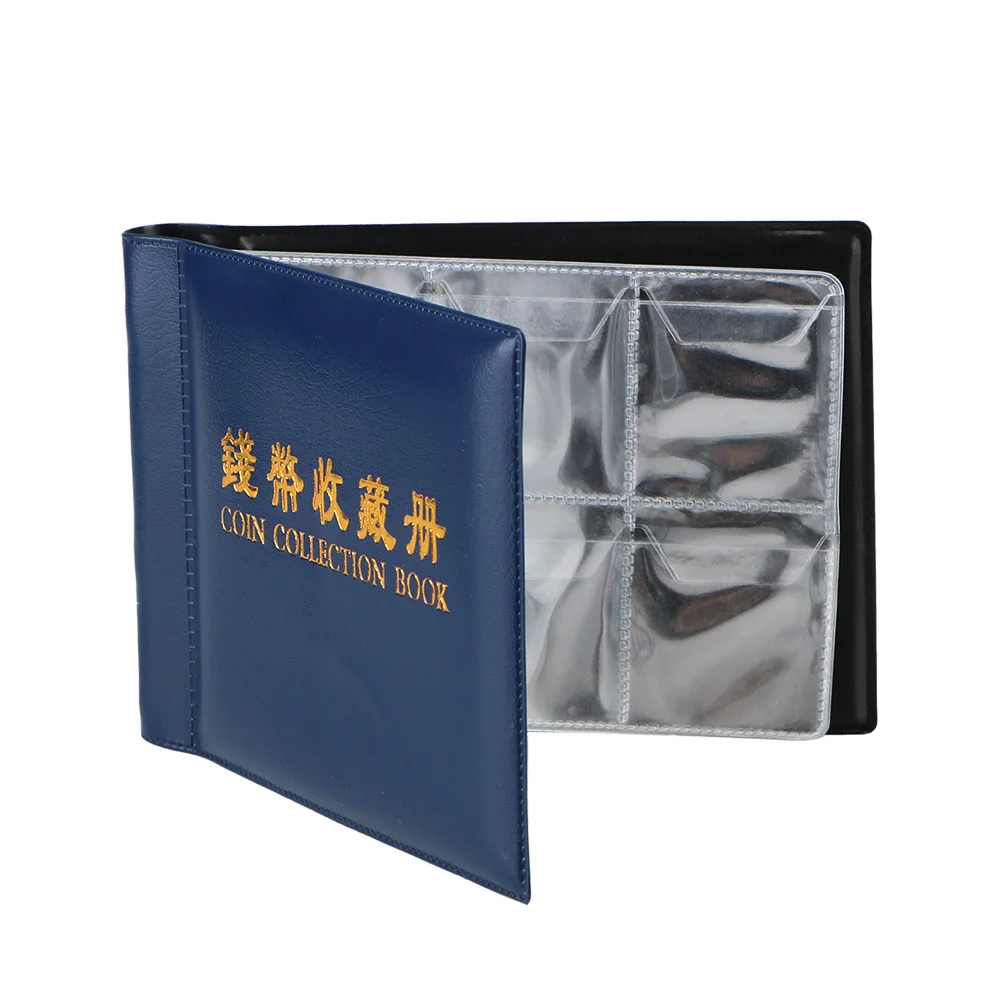 Coins Collection Album 60 Pockets Coin Storage Bag Gifts