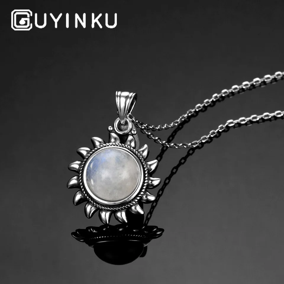 GUYINKU 925 пробы серебряные ювелирные изделия подвески ожерелья защита от солнца
