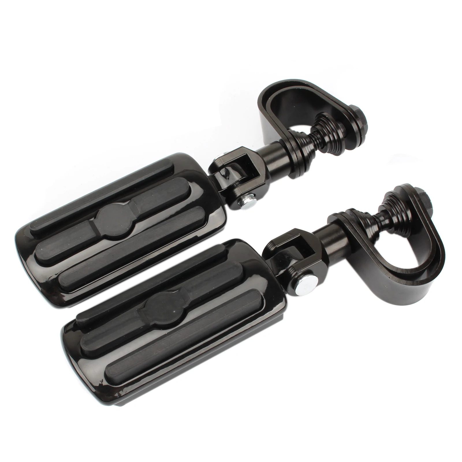 

1 Pair Motorcycle Highway Pegs For Harley Electra Glide Road King Street Glide Engine Guard Foot Pegs Footrest Mount Clamp Kit