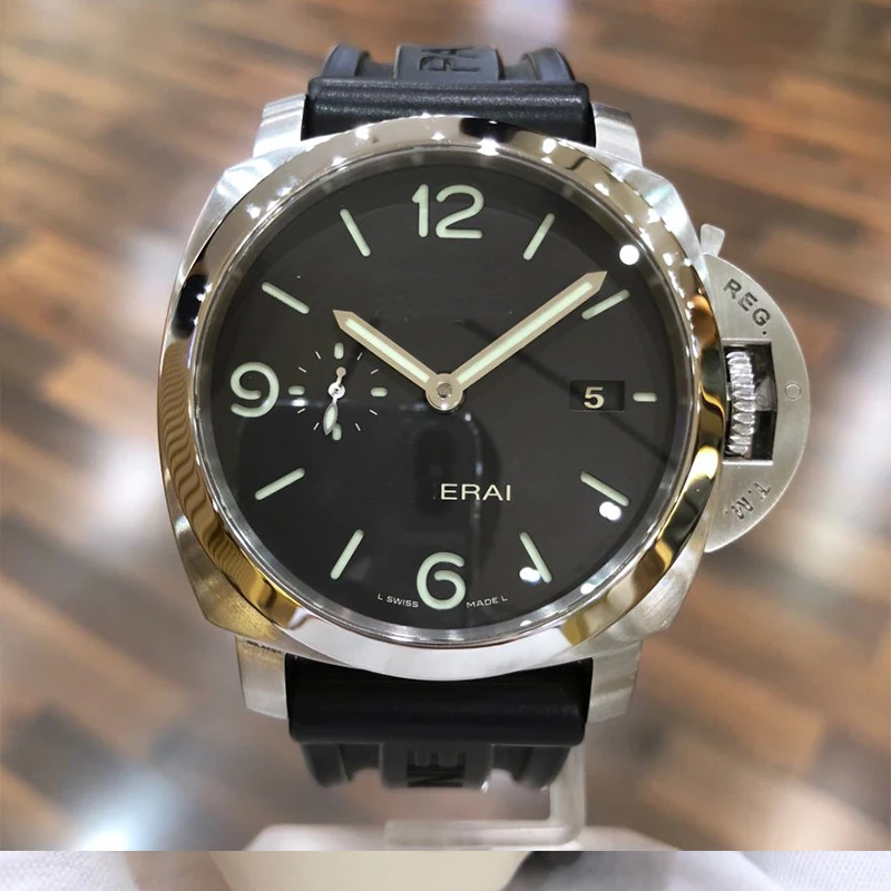PAM 114 часы Для Мужчин's Элитный бренд большой циферблат мужчин кварцевые