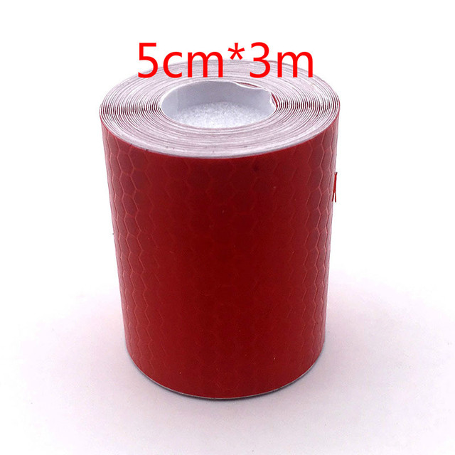 Car Reflective Strip Stickers Road Warning Strip-style Decoration Film Safe Motorcycle Baby Car Reflect Road Safety Tape