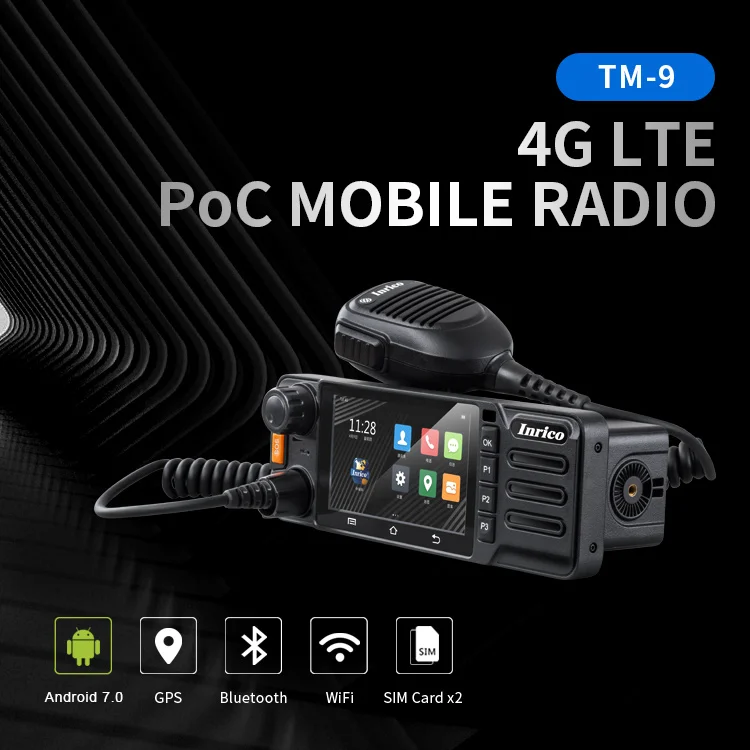 Магнитола Inrico TM-9 4G портативная рация Zello с камерой сенсорным экраном GPS SOS Android | Рации -1005002419624915