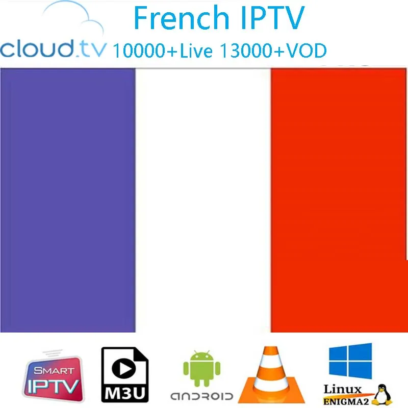 

French Iptv subscription Live TV VOD Movies channels French Arabic UK Europe Neo one year Smart TV mag box