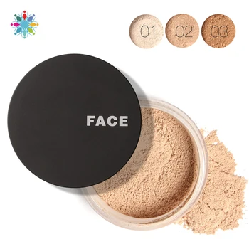 

FOCALLURE 3 Colors Loose Powder Makeup Powder Face Makeup Waterproof Loose Powder Skin Finish Powder