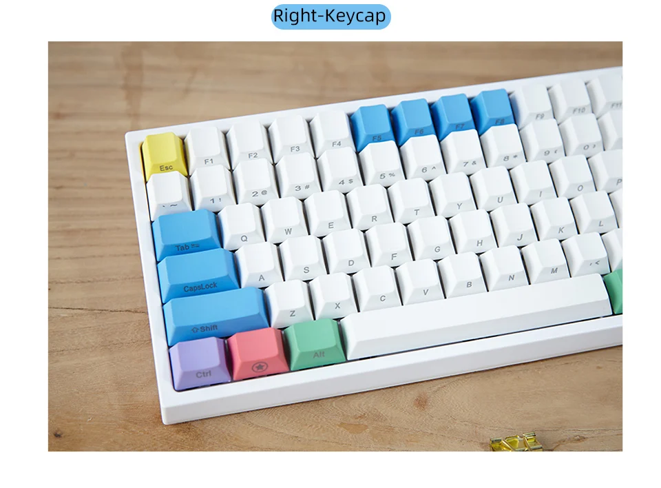 Keycool 84RGB подсветка механическая клавиатура PBT keycap Gateron переключатель ноутбука, проводная клавиатура. 84gaming офис