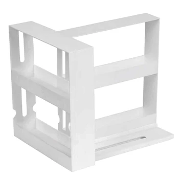 

Multi-Function Storage Rack Seasoning Spice Jar Rack Rotating Kitchen Organizer Home _WK
