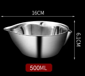 500ml 304 чаша для разделения супового масла из нержавеющей стали/масляный сепаратор/масляный фильтр/масляный сепаратор/кухонный масляный скиммер - Цвет: 500ml