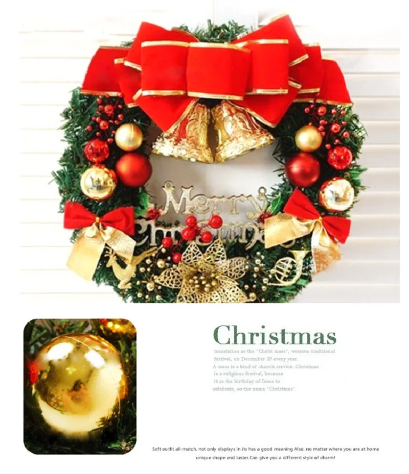 Венок, Рождественский венок, красная дверь, венок, настенная гирлянда, украшения, настенные рождественские украшения для дома