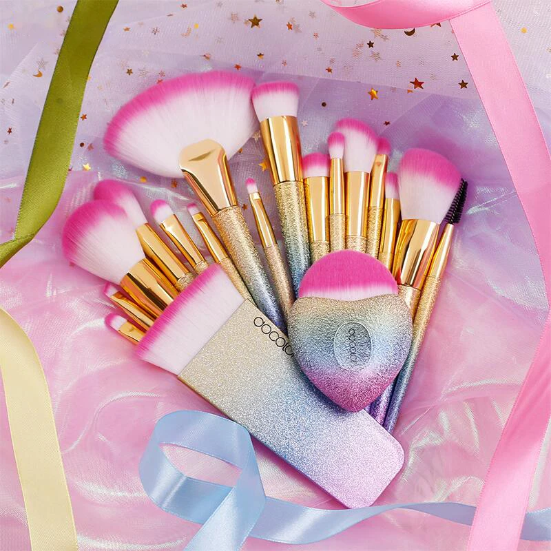 

Docolor Fantasy Brushes Professional Makeup brushes set Foundation Powder Blushes Beauty Make up brush Natural Synthetic hair