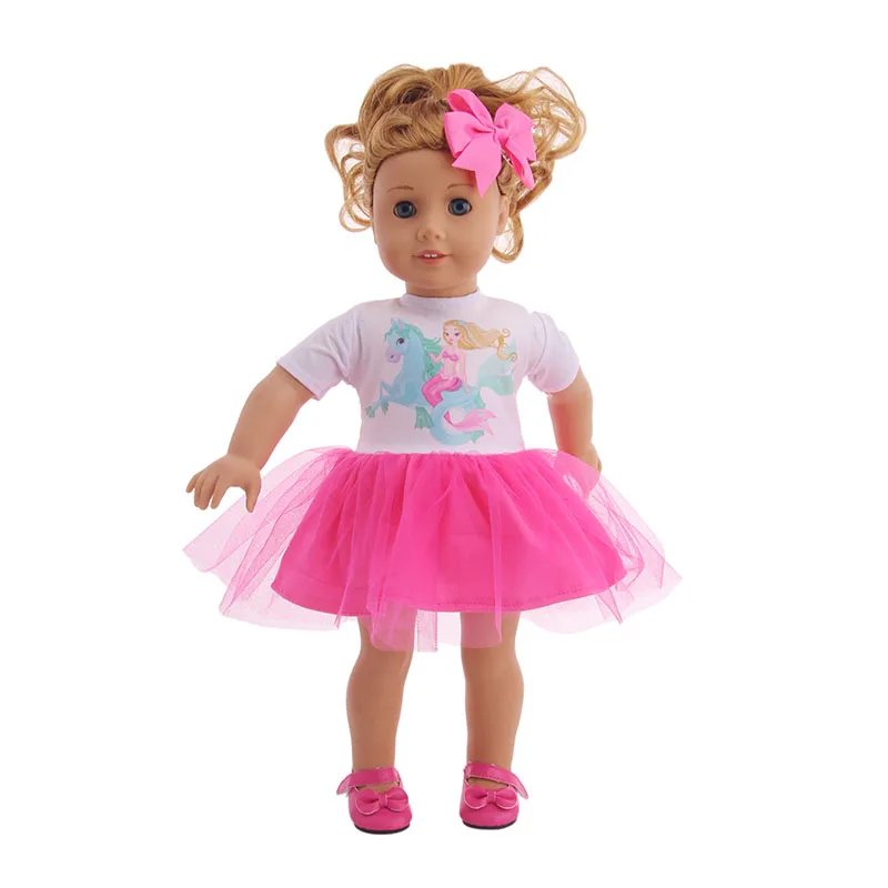 Doll clothes 3 pcs / set of headscarf+ vest+ pants, for 18-inch American 43 cm born doll Christmas, girls toys, birthdaygifts